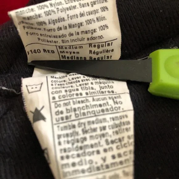 Carhartt USA Made J140 Quilt Lined Duck Canvas Hooded Jacket Red Men's Medium - Picture 11 of 12